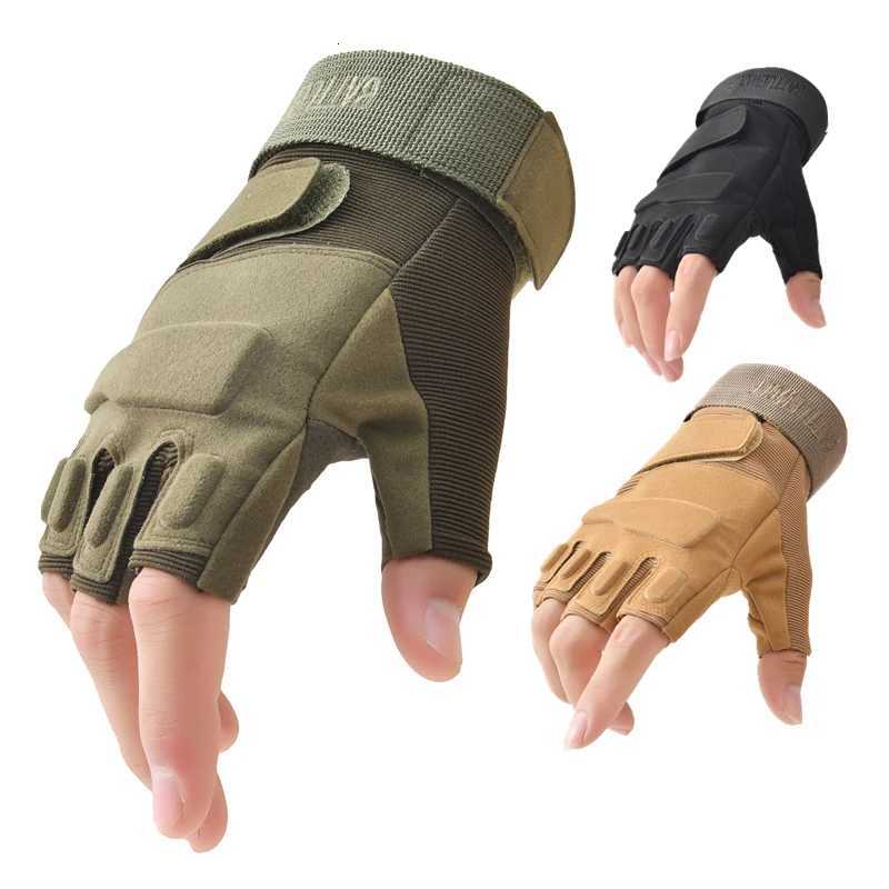 New Fingerss Tactical Gloves Men Women Kids Cycling Half Finger Fitn Gloves Antislip Ma Outdoor Sports Tactical GlovesXJ250904