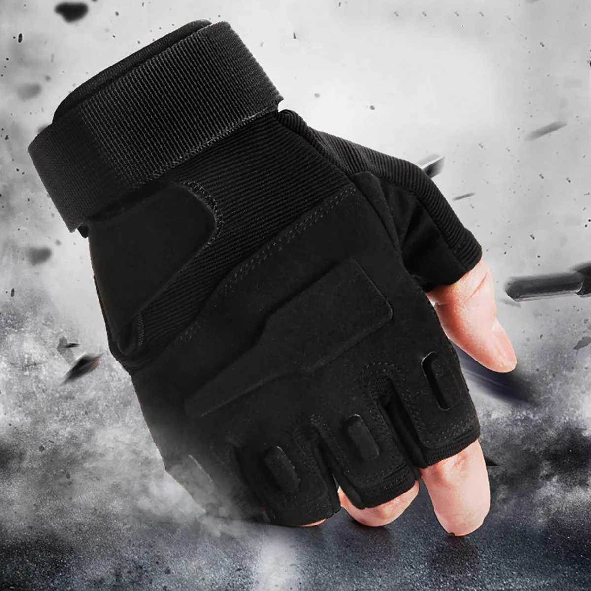 Tactical Gloves Airsoft Outdoor Half Finger Protective Gloves Commando Training Gloves Tactical Fingerss GlovesXJ250904