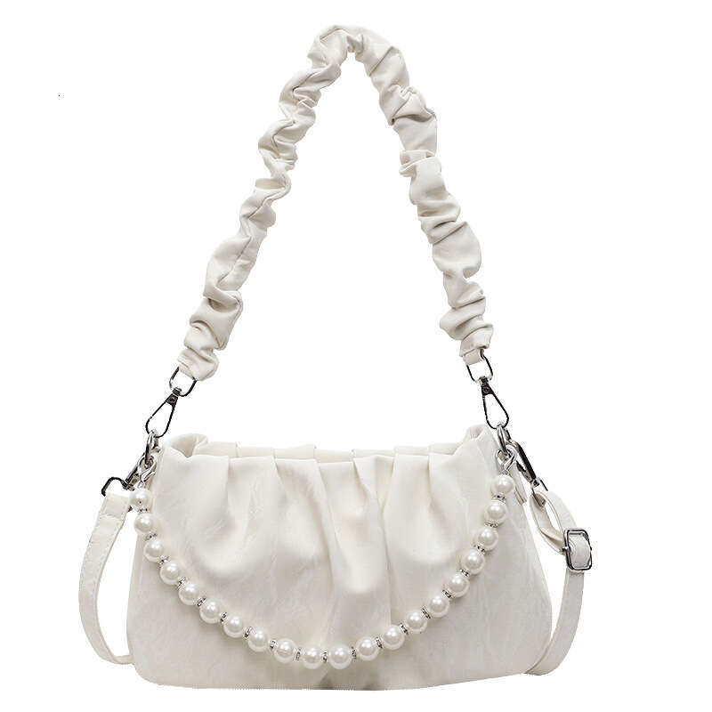 2025 New Summer Korean Style Handbag for Women Simple Chain Shoulder Casual Crossbody Bag with Letter Decoration