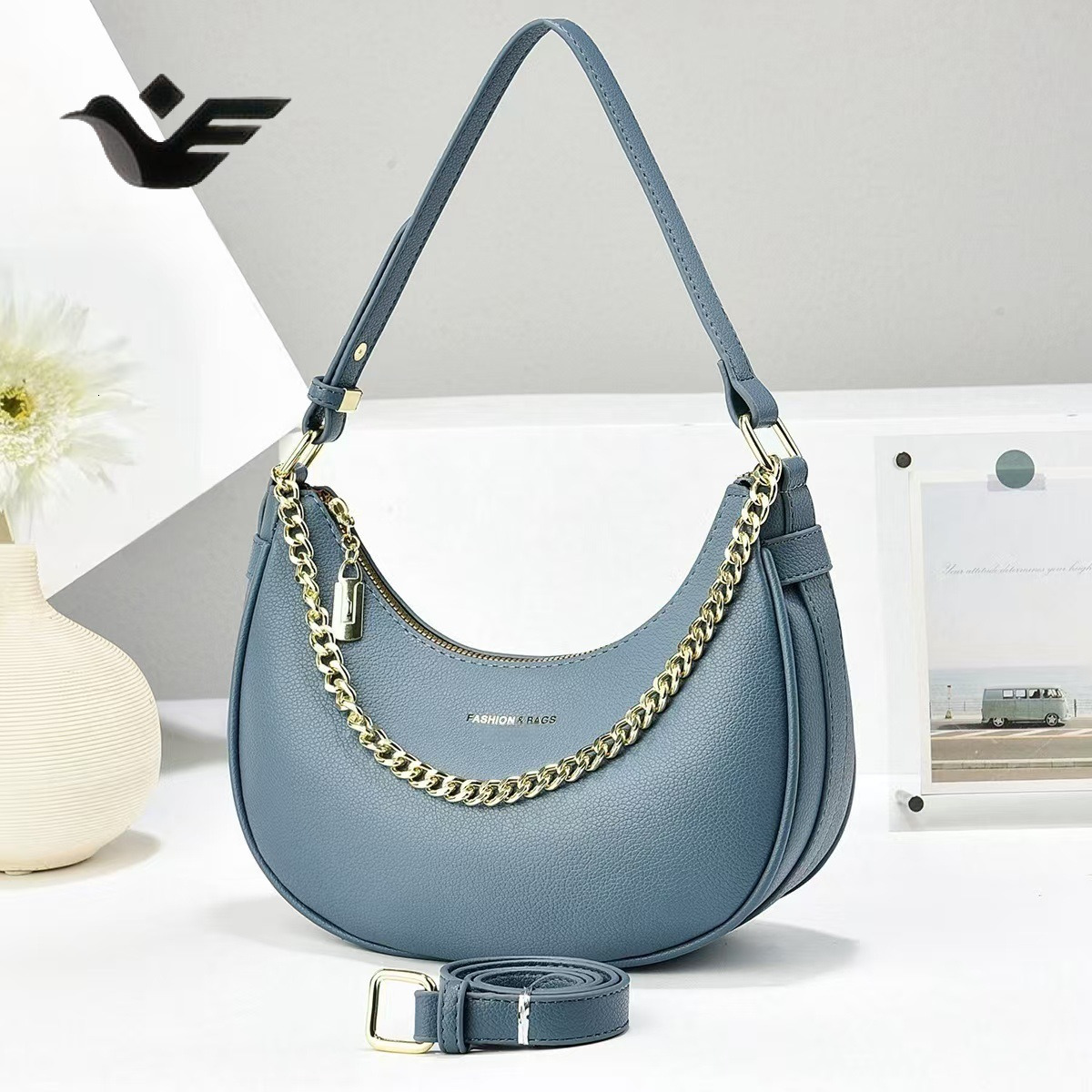 Feiyan Free Shipping New Designer Bag Luxury Shopping Bag Trade Manufacturer Elegant Simple Trendy Niche Dumpling Bag Large Capacity Trendy Personalit