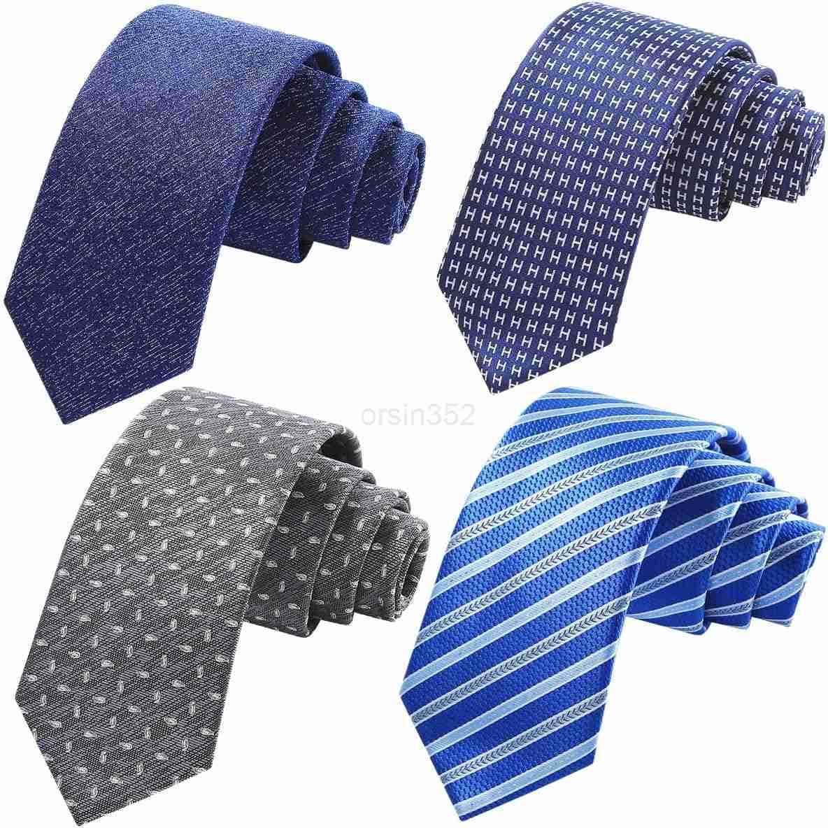 Mens Necktie Assorted Striped and Patterned Silk Neck Ties for Man 276in wideW250904