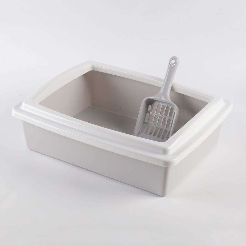 famous brand Covered Square Cat Toilet Litter Box Pet Cleaning Supplies