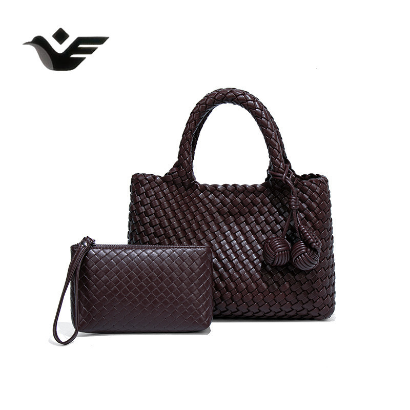 Feiyan Free Shipping New Designer Bag Luxury Shopping Bag Niche Woven Handbag For Women Leather Casual Shoulder Bag Versatile Handheld Small Tote Bag