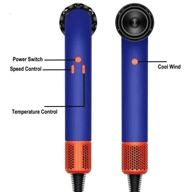 2025 New 1 Nozzle HD18 Hair Dryer High Speed Hair Blower Quick Drying Negative Ion Secadora Para CabelloW250904