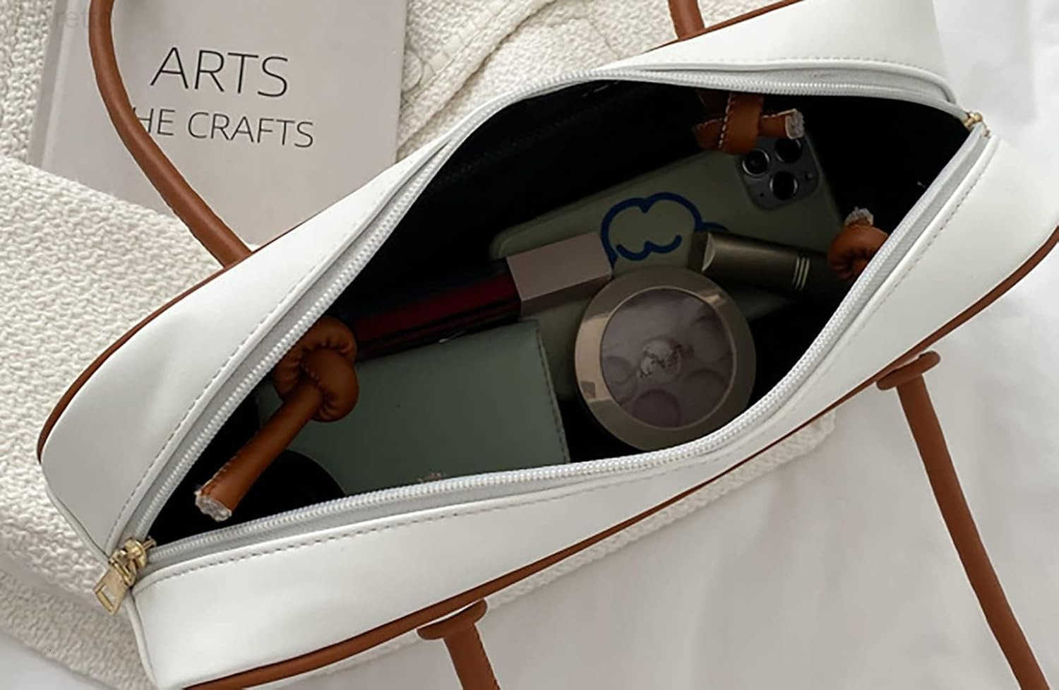 Leather Handbags Boston TopHandle Purses Smile Satchel Elegant Shoulder Bag for Women M250904