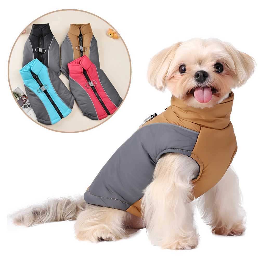 Reflective Autumn Dog Clothes for Small Medium Dogs Cat Winter Warm Windproof Puppy Zipper et Chihuahua Yorkies Pug Pet Coat W250904