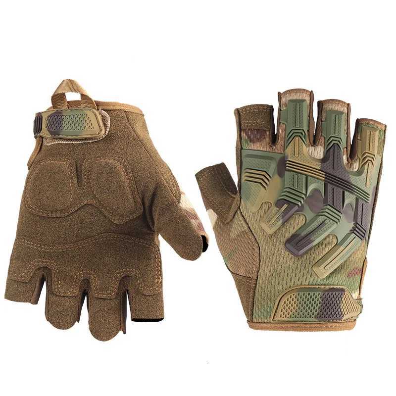 Outdoor tactical halffinger gloves rock climbing sports motorcyc riding protection labor protection work tool gloves menXJ250904