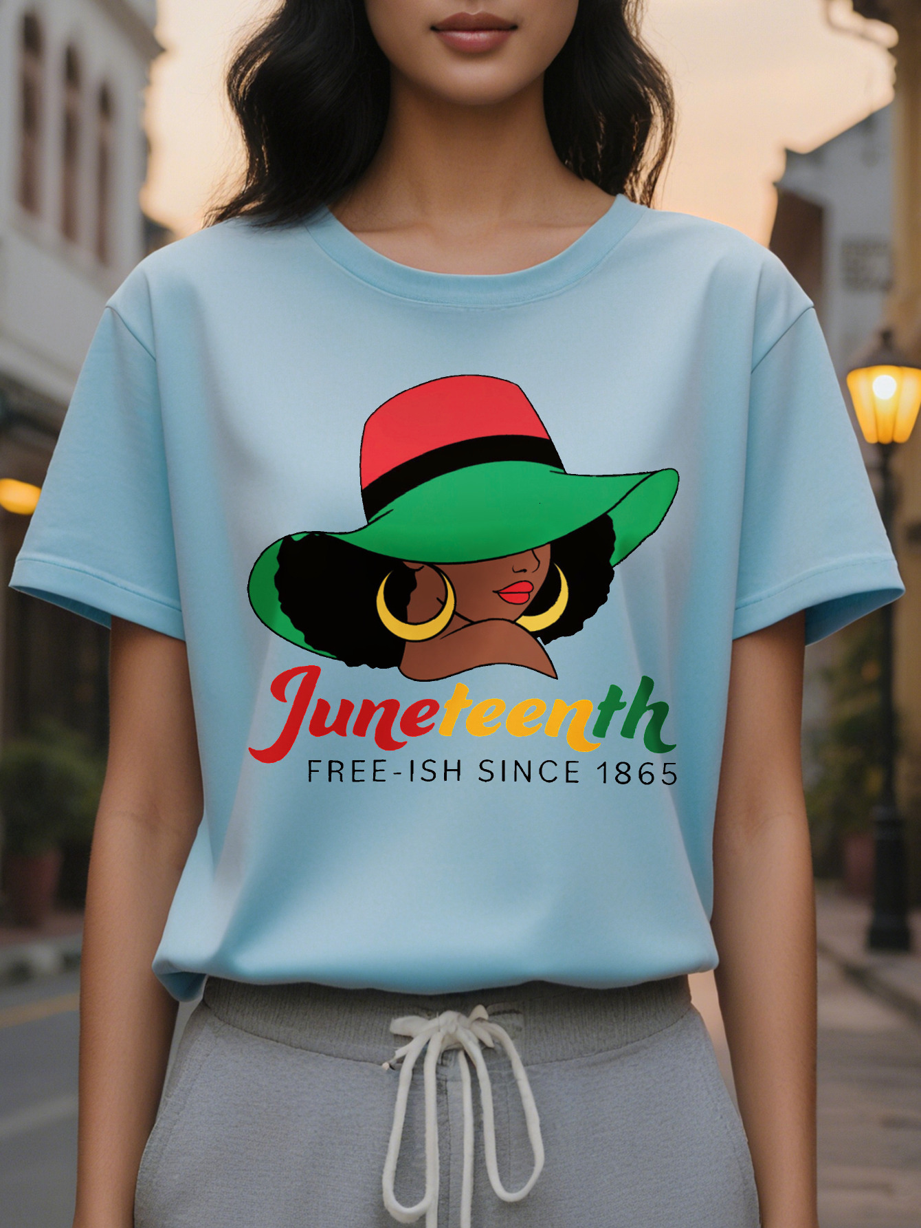 Large XL Women's Figure Letter Print T-Shirt Fashionable Crew Neck Short Sleeve Casual Style Perfect for Spring Summer Plus Size