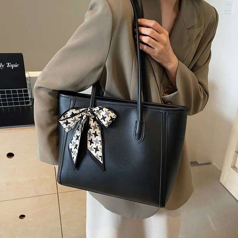 Designer Bag Large Capacity Tote For Women - Minimalist Shoulder & Handheld Purse, Chic Work Bag With Feel