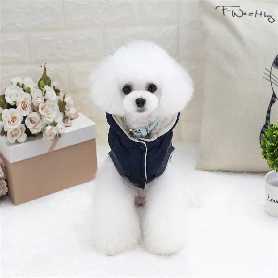 Cute Winter Padded Dog Vest Coat Hoodies Cat Puppy Cold Weather Coats et For Small Dog Drop Shipping W250904