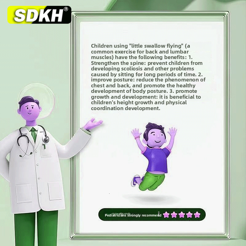 Xiaoyanfei Resistance Band for Children, Hunchback Stretching Sit-Up Aid, Cervical Traction Device, Back Posture Corrector