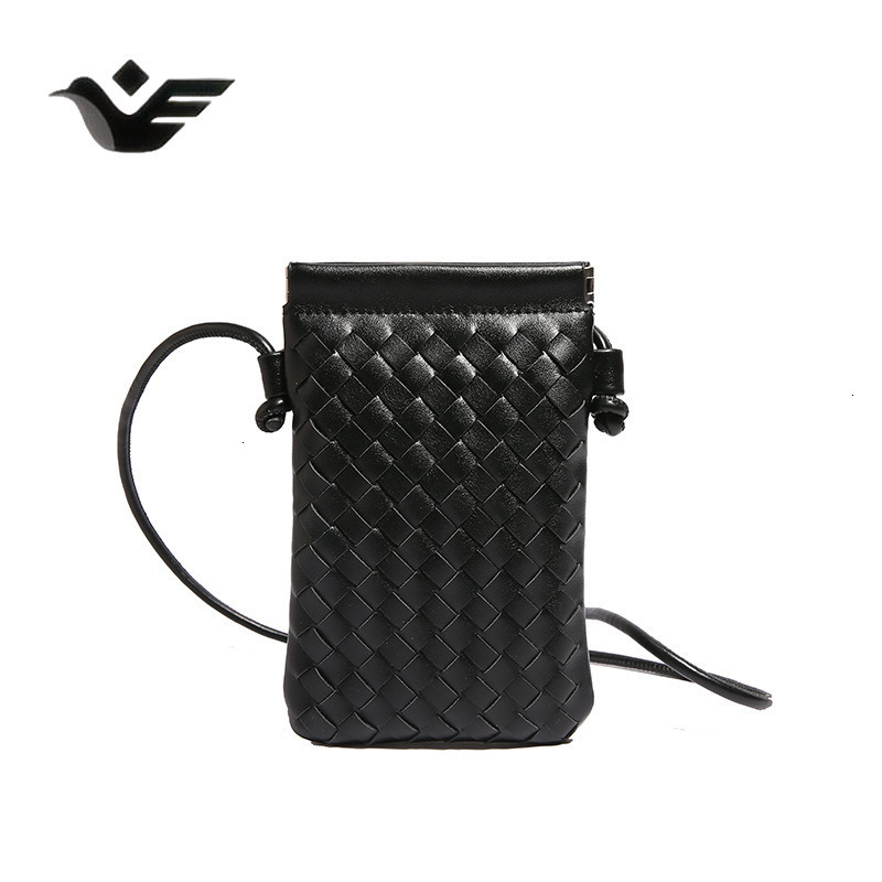 Feiyan Free Shipping New Designer Bag Luxury Shopping Bag Popular Handwoven Small Bag For Women High-end Versatile Commuter Vertical Crossbody Phone B