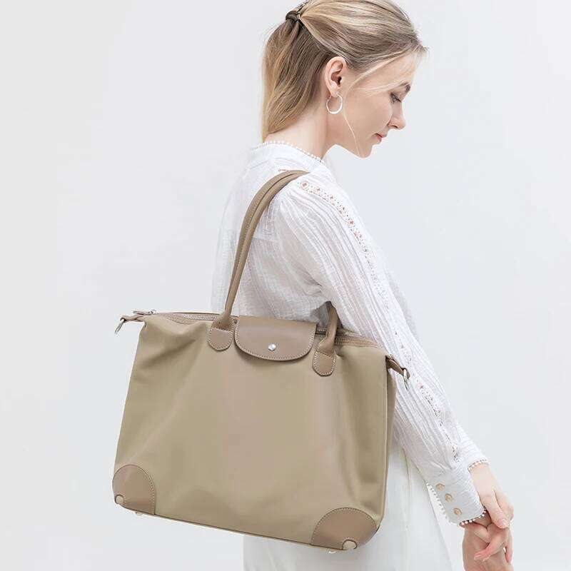 Women's Tote Large Capacity Waterproof Oxford Cloth Women Shoulder Bag Designer Crossbody Bags Foldable Handbags