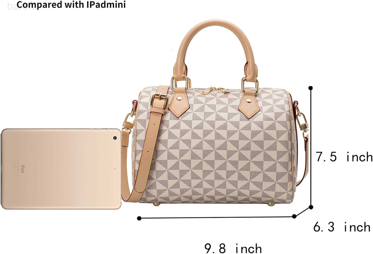Handbags for Women Faux Leather Purse Large Handle Satchel Bags Shoulder Bag PU Bag M250903