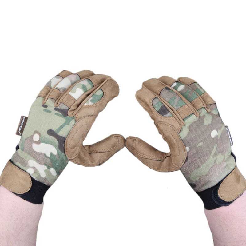 ersongear Tactical Field Game Combat Gloves Handwear Protective Hunting Airsoft Shooting Cycling Sports Outdoor Hiking 5368XJ250904
