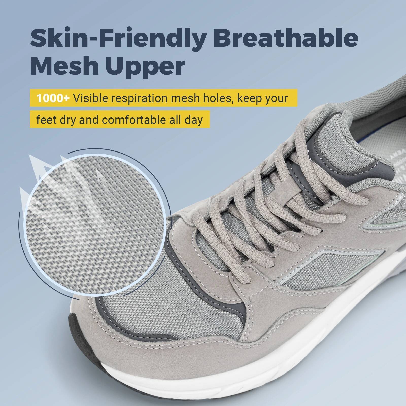 FitVille Newest Running Shoes Men 4E Wide Width Sneakers with Arch Support for Flat Feet Heel Pain Relief Plantar Fasciitis ddmysaturn