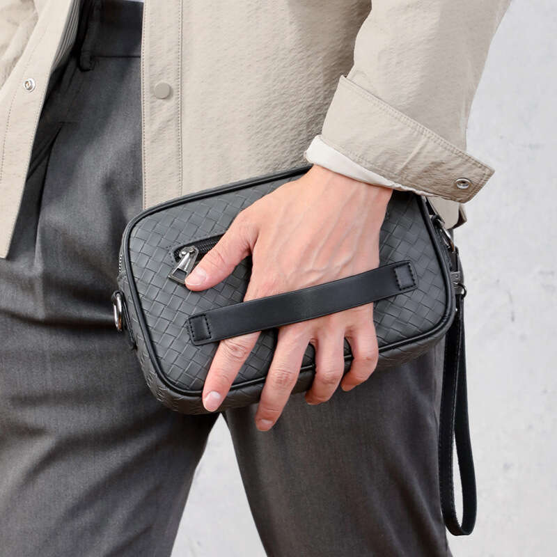 DHpet_wholesale Men's Multi-Pocket Messenger Bag - Lightweight Waterproof Shoulder Bag for Travel, Business Crossbody Phone Bag with 8" Tabl