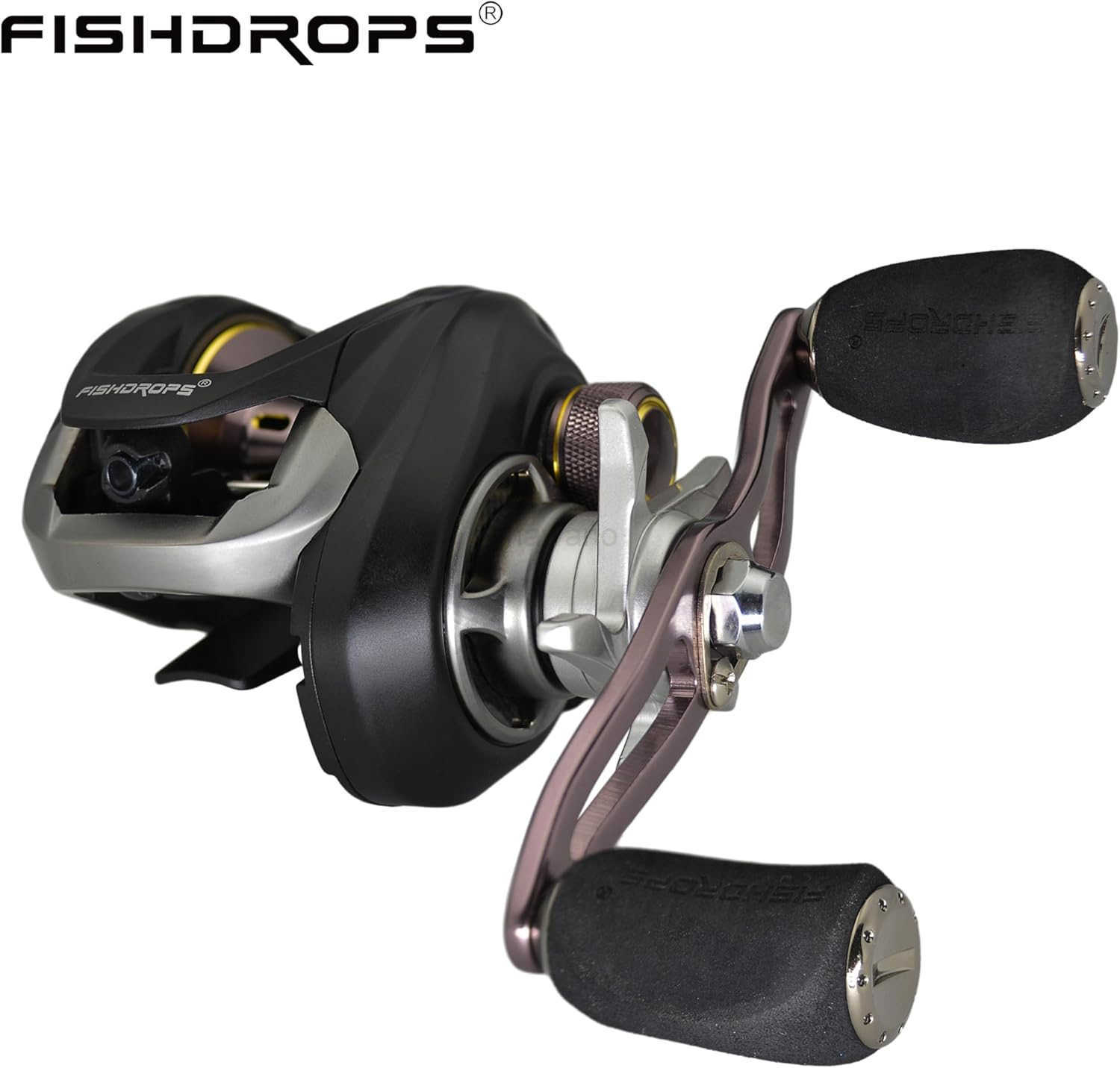 Baitcaster Reels 111 Shielded Stainless Steel Ball Bearings Baitcasting Reel175LB Drag with Magnetic Braking System High Speed 721 Gear Ratio Fishing 