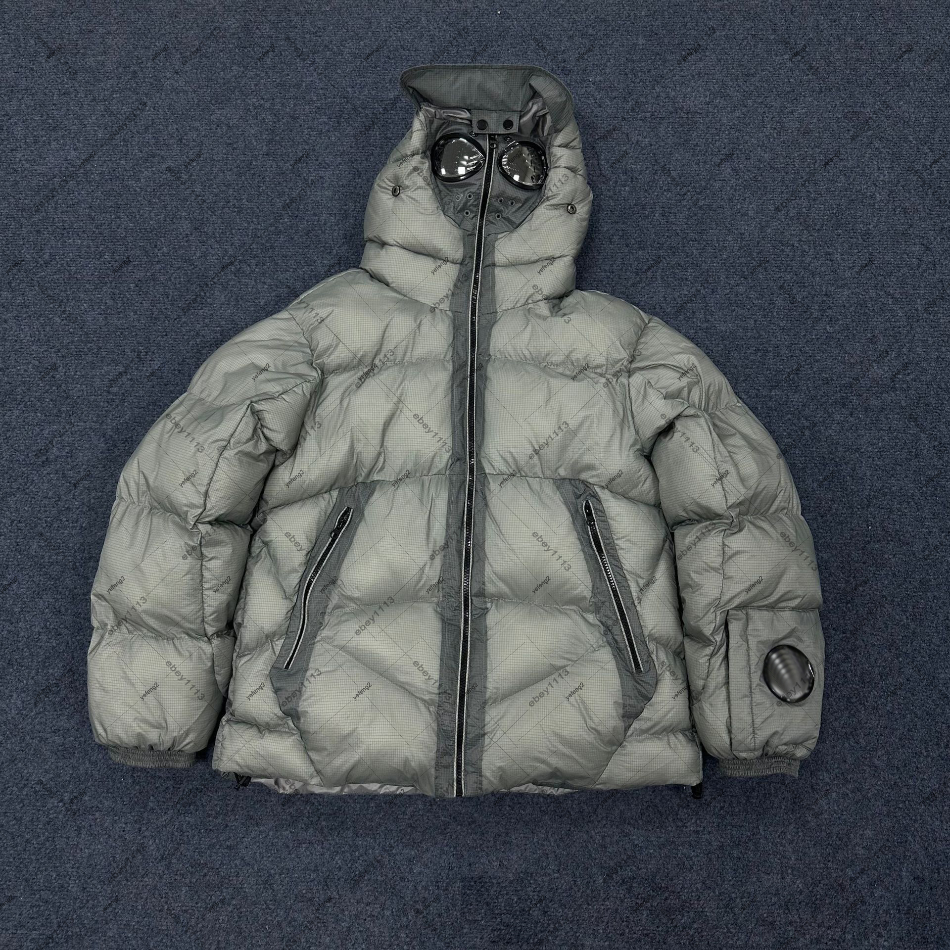 Mens designer jacket puffer jackets classic glasses fashion company couple cotton padded jacket
