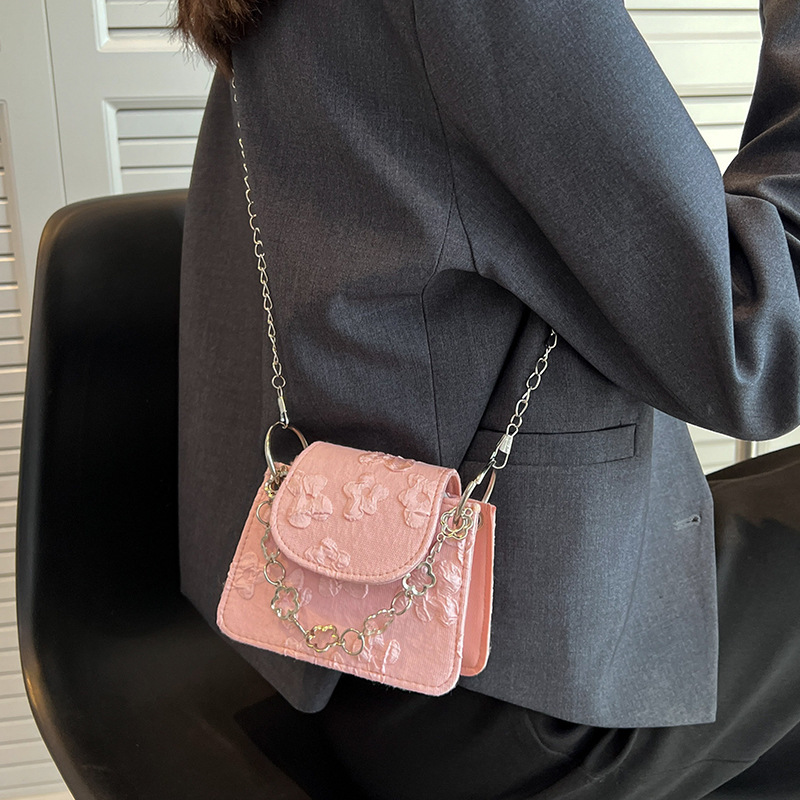 2025 Autumn New Women's Light Luxury Elegant Mini Bag Versatile Fashion Chain Crossbody Bag Korean Designer Shoulder Bag