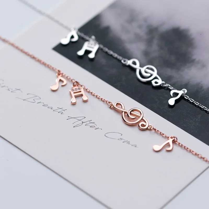La Monada Fine Silver 925 Jewelry Bracelet Female Woman Musical Note Chain Minimalist Bracelets For Women Silver 925 Sterling W250904