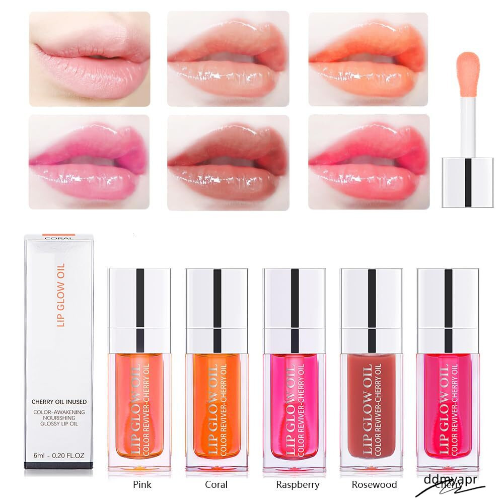 Fovcos Ddmyday Oil - Moisturizing And Tonifying Lip Gloss Cream, Cherry Color Ddmyday Ddmyday Ddmyday Ddmyday