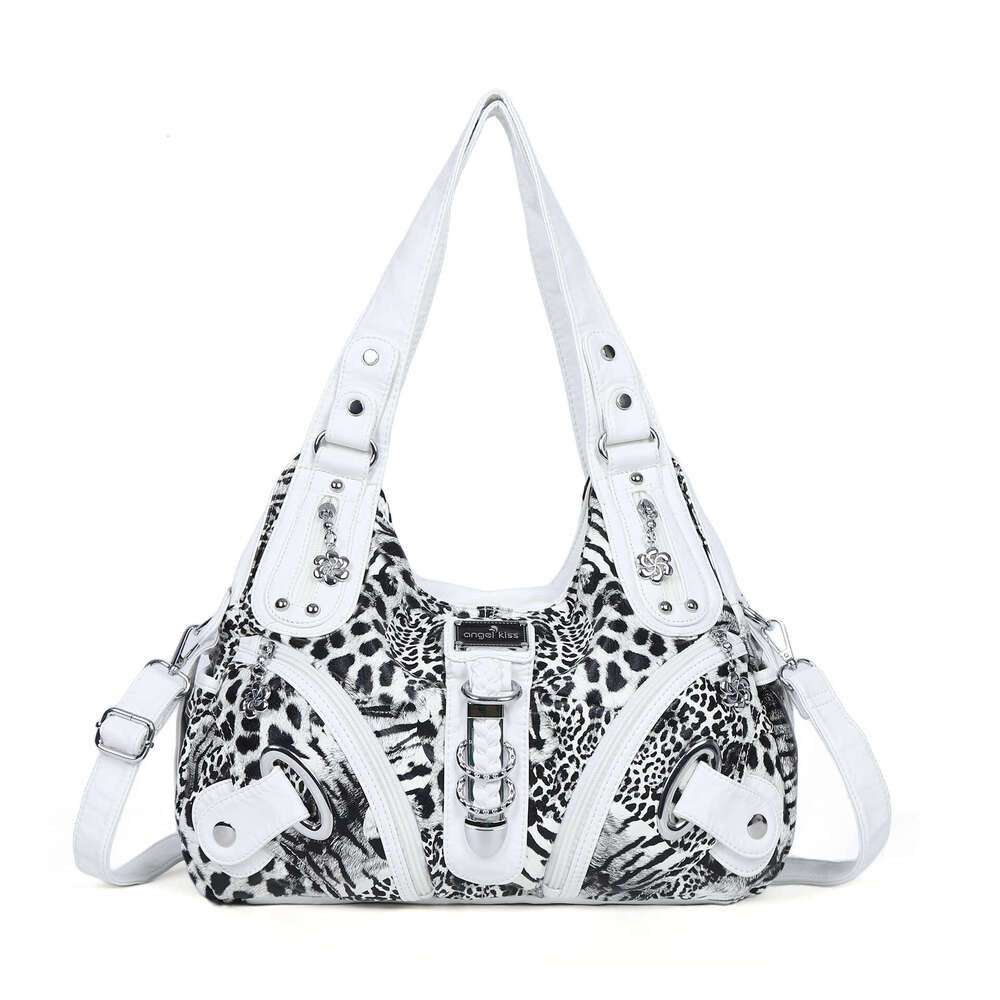 Cross-border Women New Trendy Fashion Shoulder Underarm Crossbody Bag Leopard Print Women's Handbag Wholesale