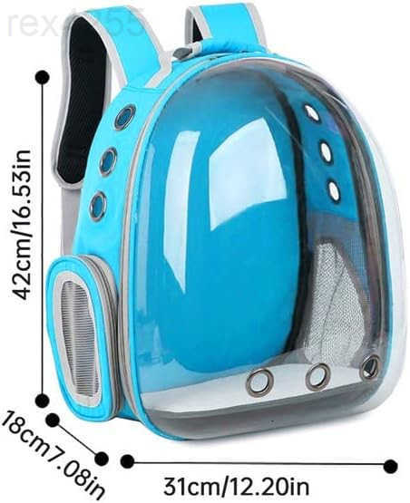 Animal Carrier BackpacksTransparent Space Capsule Bubble Pet Backpack Bag for Small Dogs Cats Airline Approved Travel CarrierW250904