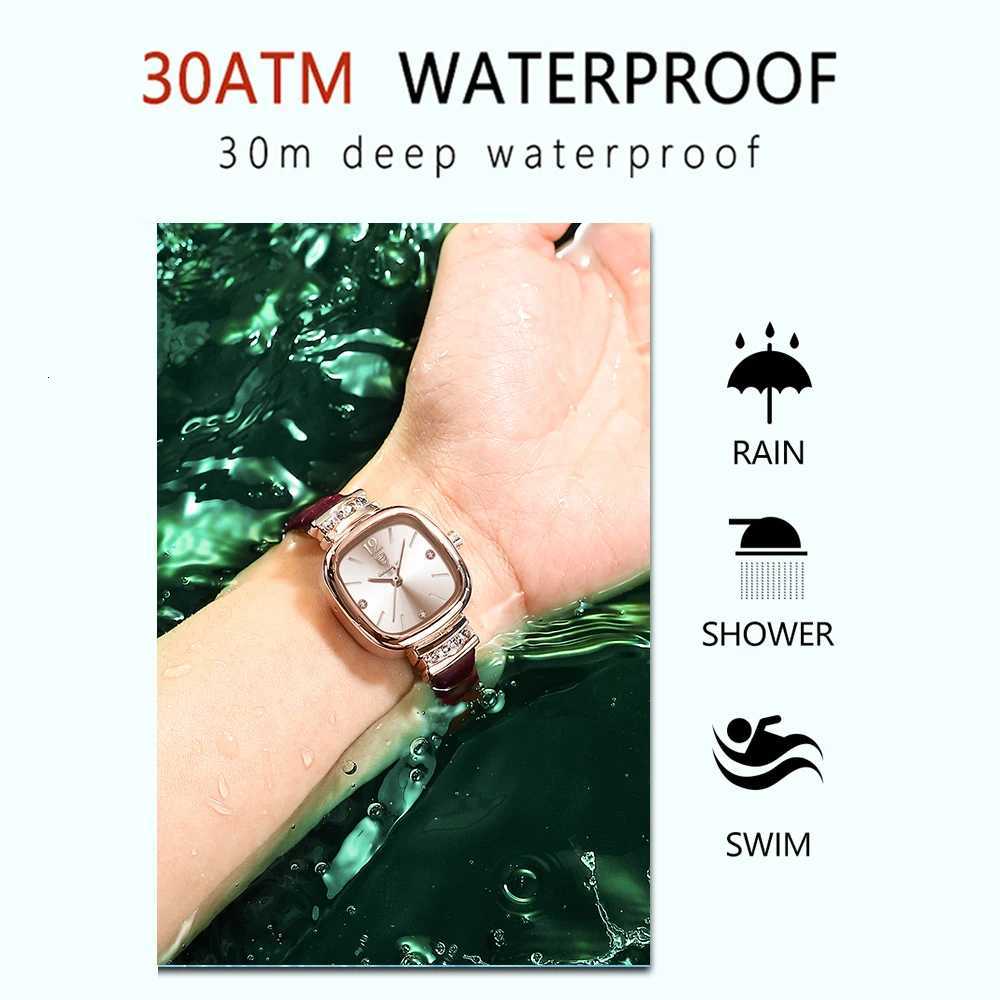 POEDAGAR Wen Watches Fashion Square Diamond Leather Quartz Watch Top Brand Luxury Waterproof Ladies Wristwatch Girlfriend Gift X250904