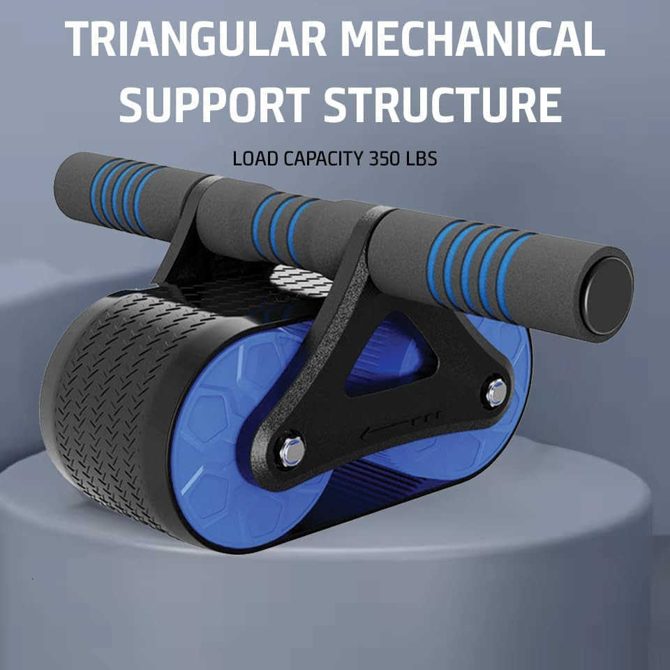 Ab Roller Wheel for Home Gym Sturdy Core Fitness Equipment with Knee Pad Perfect Abdominal Exercise For Men Women Effective Abs Workouts Strength T W2