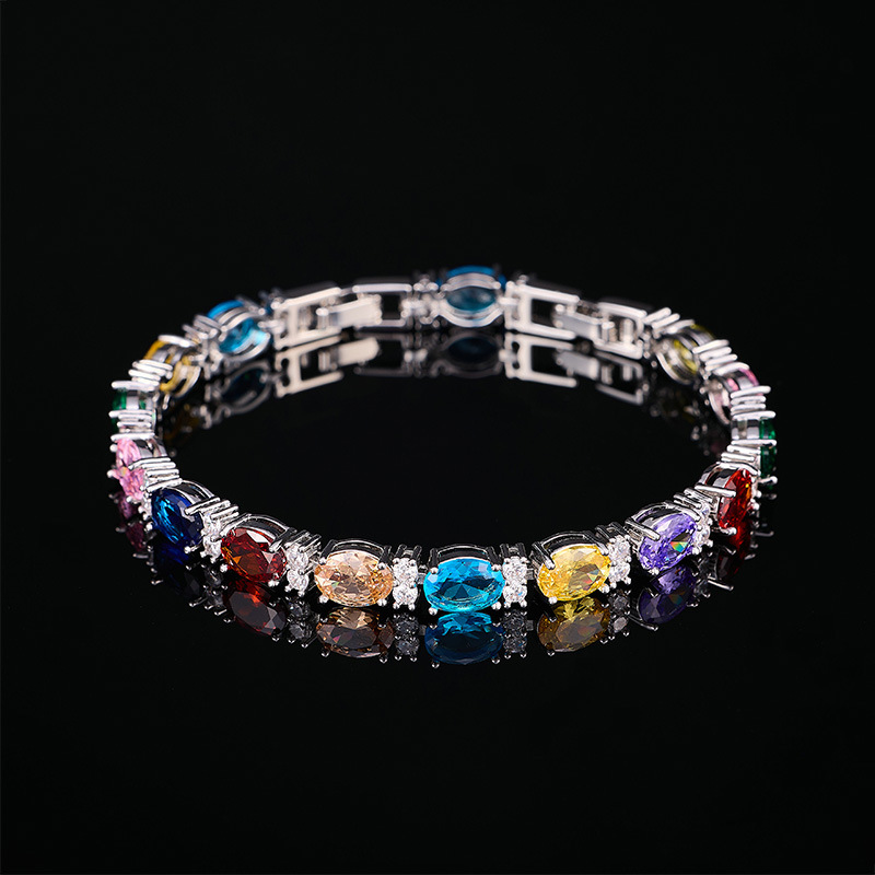 Fashionable Clear Zirconium Charms Necklace Accessory Featuring Modern Geometry Design