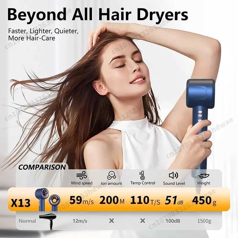 6 IN 1 Hair Dryer Set 220V Fast Drying High Speed Negative Ion Blow Dryer Constant Temperature Hair Care Without Hair DamageW250904