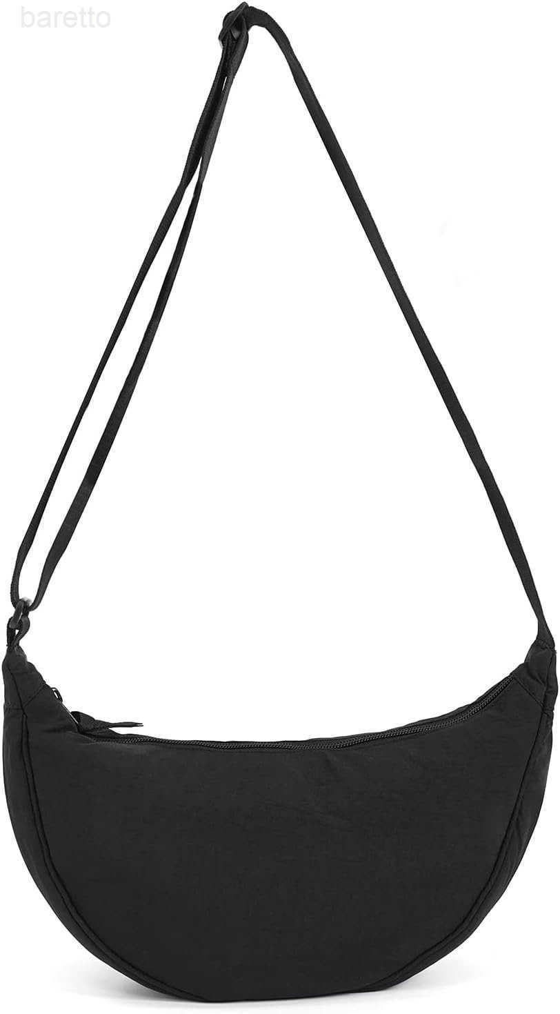 Crossbody Bag Hobo Sling Crescent Bags Women Men Trendy Small Shoulder Bag Purse Dumpling Casual Handbag Adjustable Strap M250903