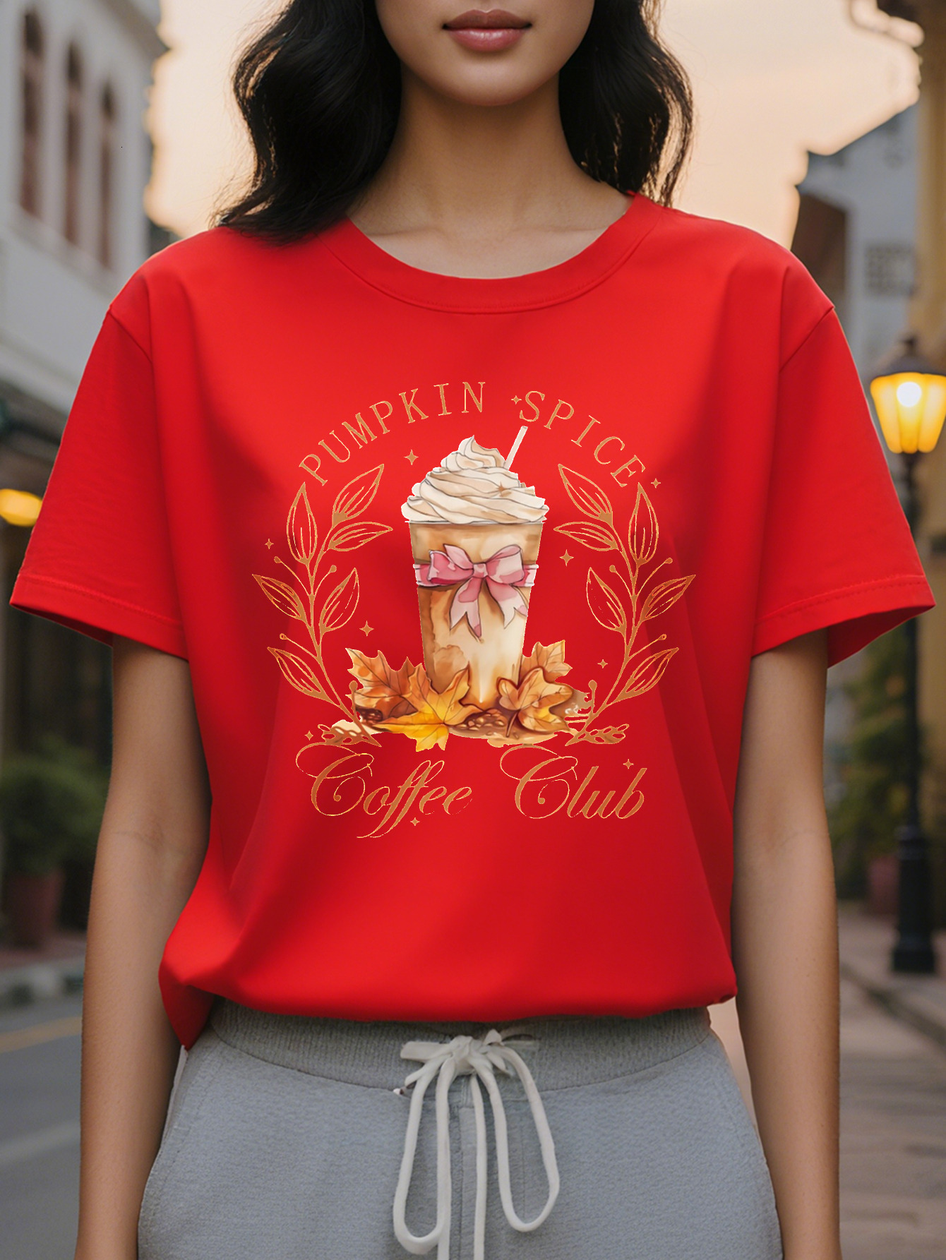 100% for Women Casual Short Sleeve Crew Neck Breathable Cotton Top