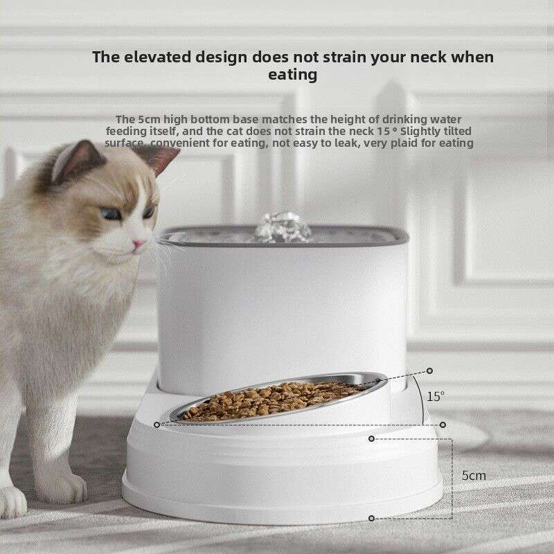 famous brand Automatic Drinking Water Feeder All in one hine Pet Utensils Cat Food Bowl Dog