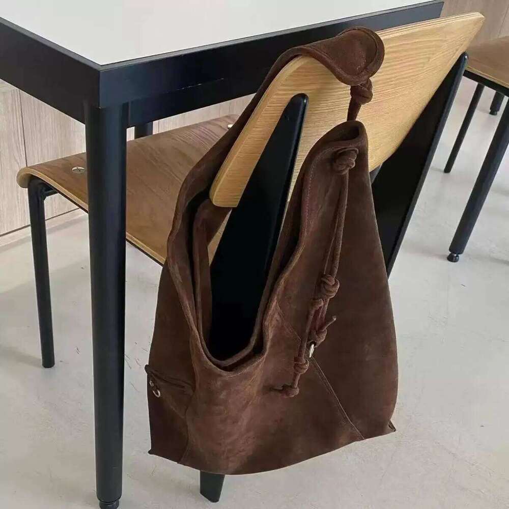 Leather Suede oulder Women's Casual Commute Large Capaci Tote Bag Fall Winter Faion Trend Korean Sle Handbagluxury bag tote bag
