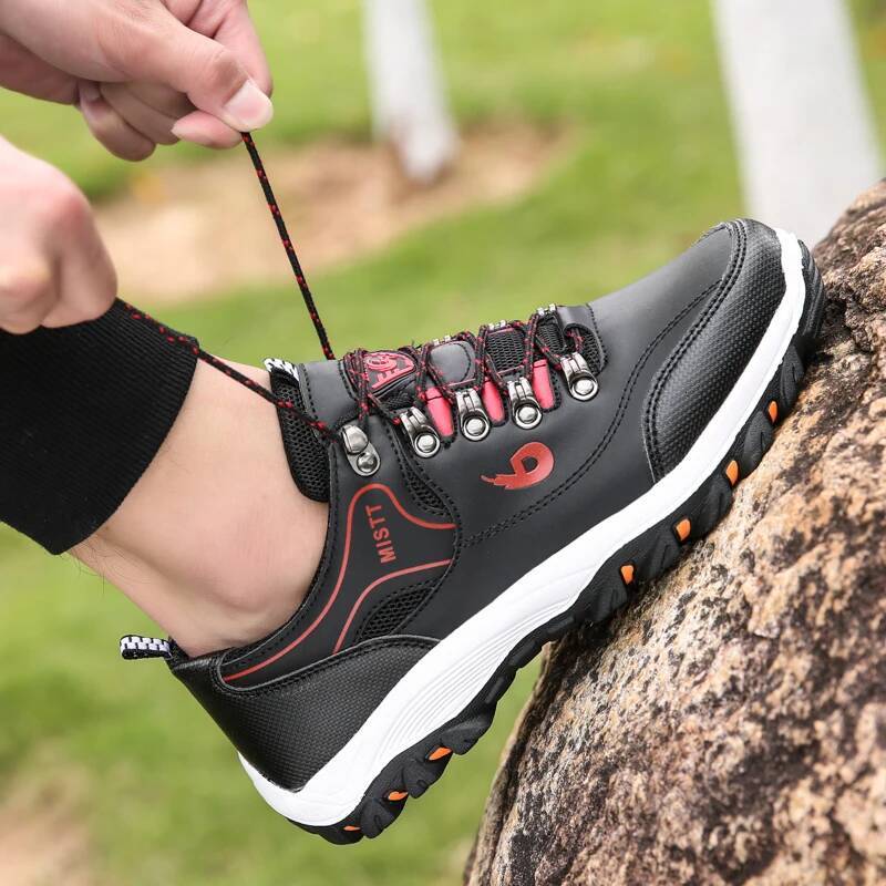 Slip on Hiking Climbing Footwear Male Outdoor Light Soft Sole Jogging Trekking Walking Sneakers Minimalist Men Shoes ddmysaturn