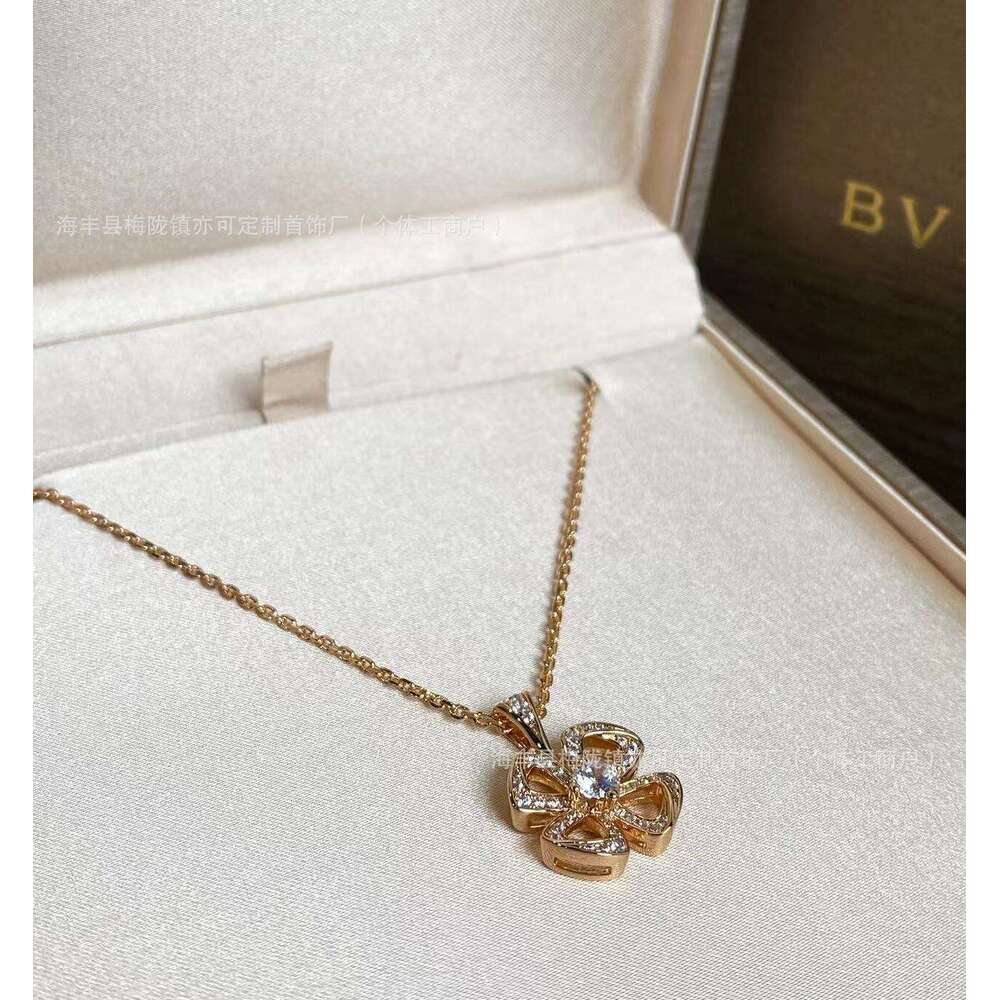 dhcollections 2025 Spring New Floral - inspired Jewelry Set 925 Silver Necklace & Earrings