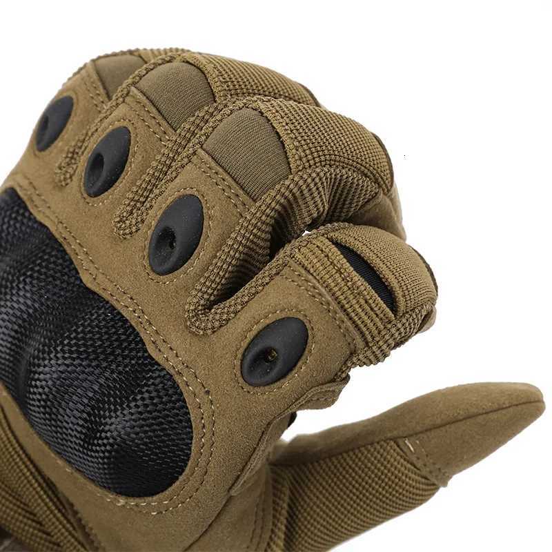 ersongear Tactical Full Finger Combat Gloves Hand Protective Gear Handwear Hunting Milsim Hiking Sports Outdoor Climbing CBXJ250904