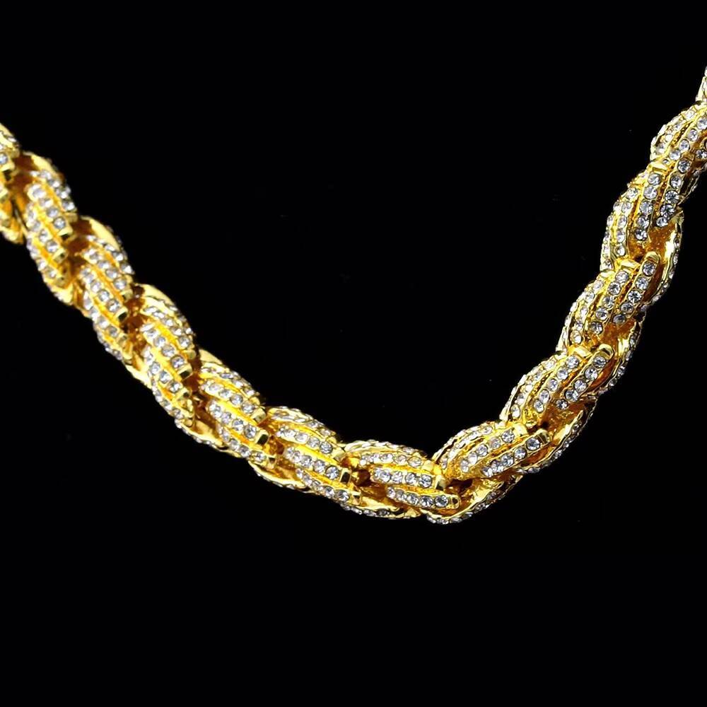 Ice Cuban Chain Men Iced Chain Cuban Diamonds Iced Cuban Link Chains