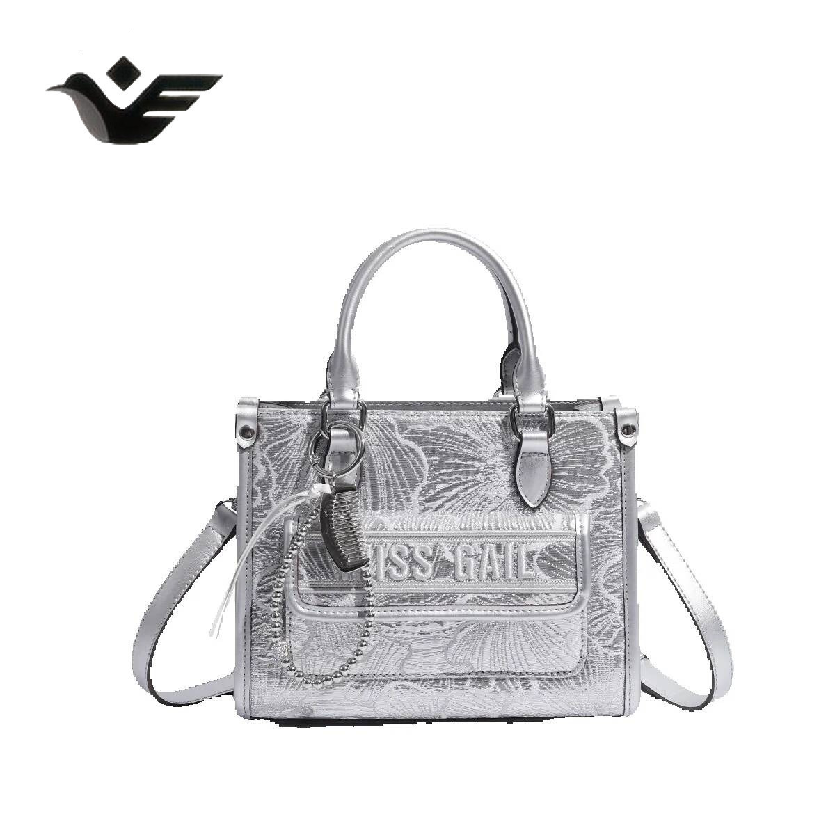 Feiyan Free Shipping New Designer Bag Luxury Shopping Bag Floral Trendy Tote Bag Large Capacity High-quality Texture Light Luxury Embroidery Versatile
