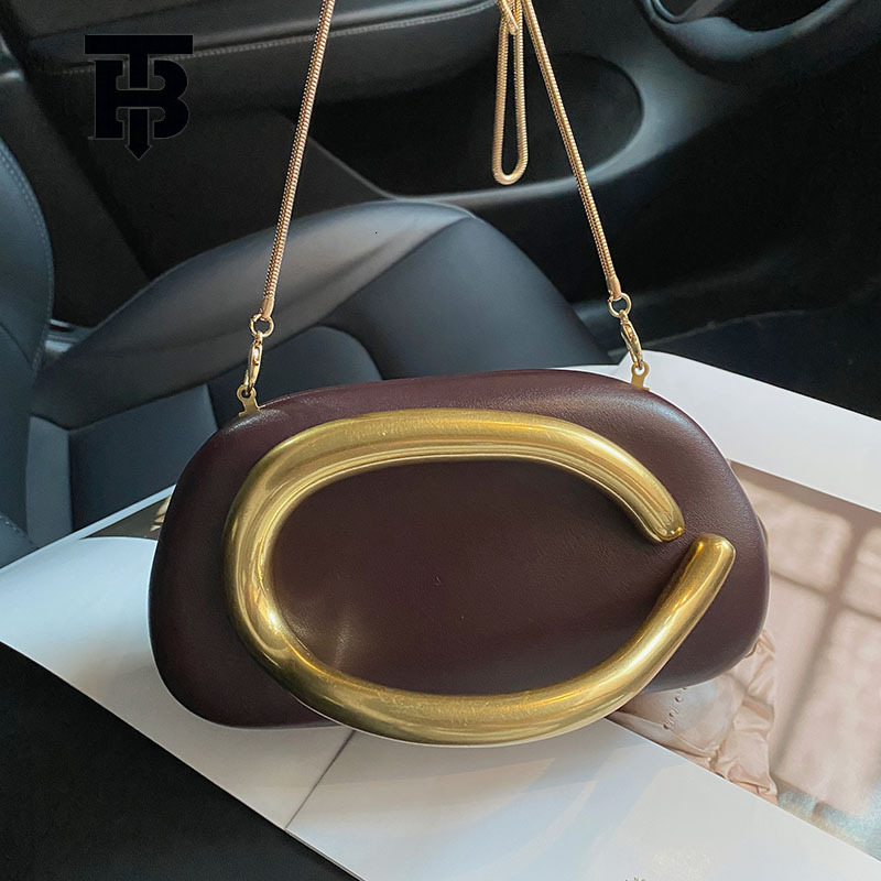 TB BHULAMTE European and American Retro Niche Wine Red Designer s bag Metal Box Small Square Bag Party Versatile Phone Clutch Crossbody Small Bag