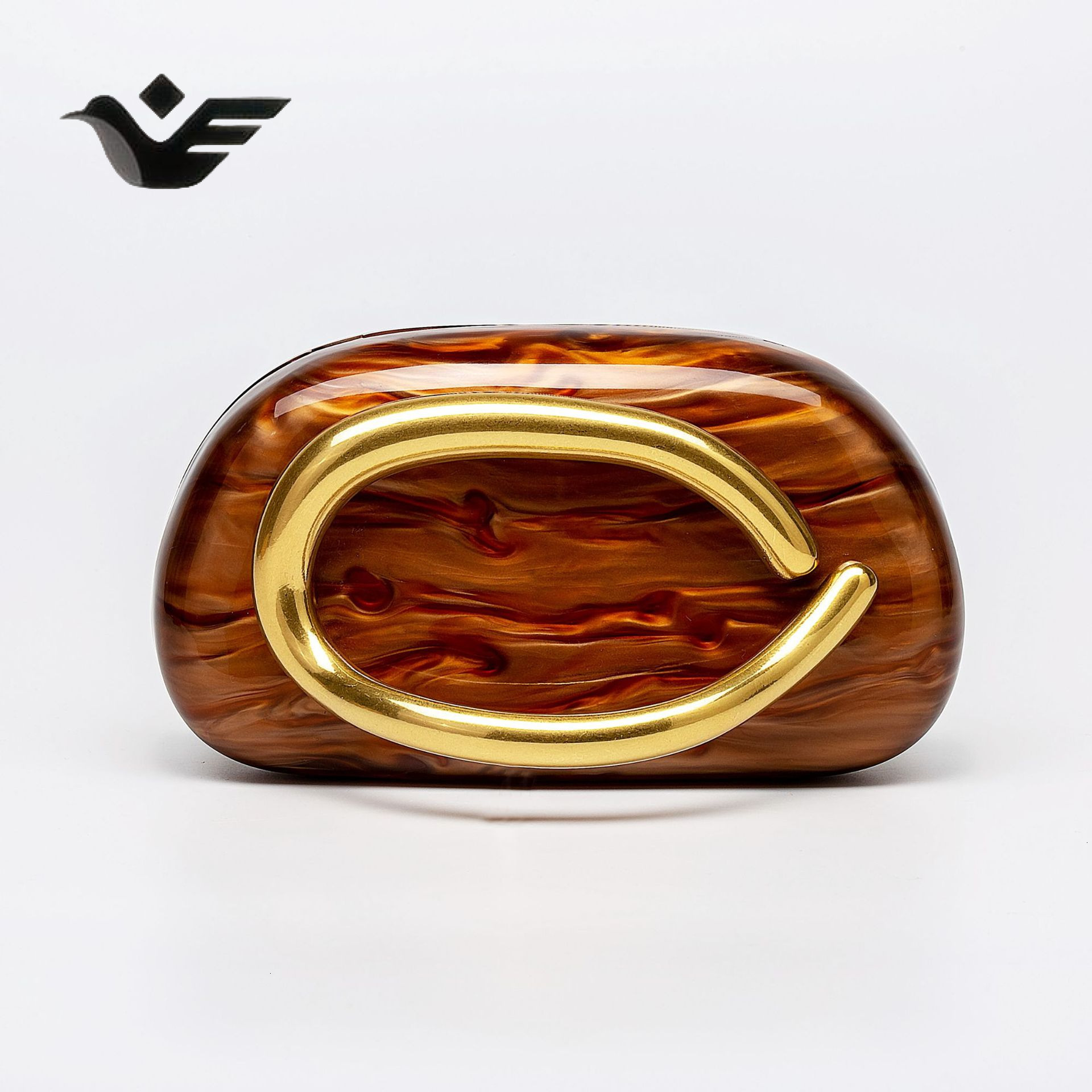 Feiyan Free Shipping New Designer Bag Luxury Shopping Bag Irregular Shell Acrylic Bag Fashion Wedding Evening Clutch