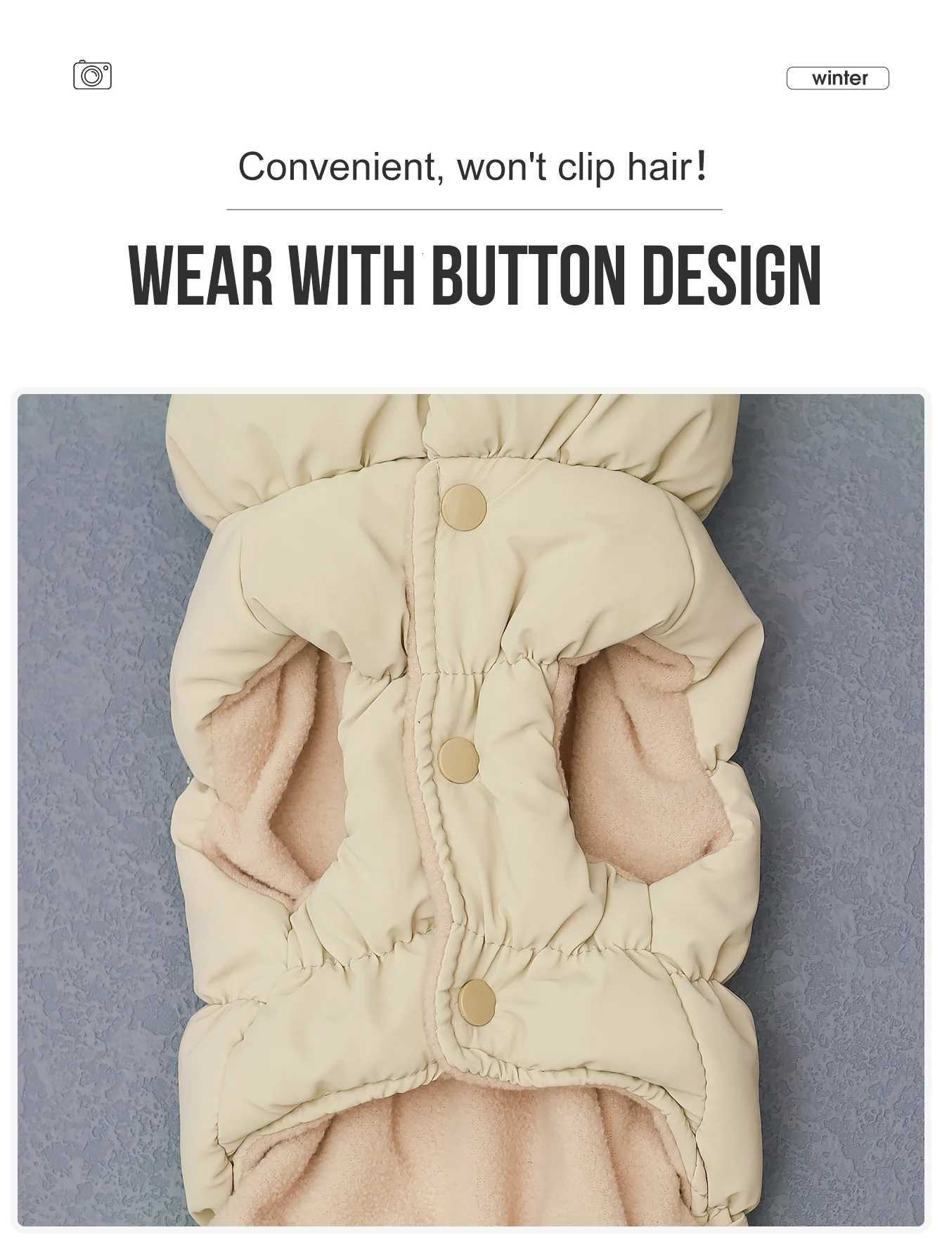 Dog et For AutumnWinter Pet Coat 3Layer Thick Warm Outerwear Suitable For Small To Medium Dogs Like Poodle Teddy York W250904