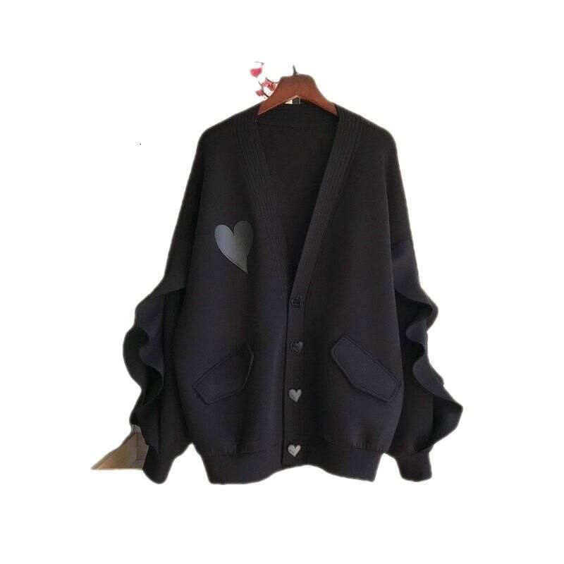 Women's Clothing Large Size 2 300 Catties Fat Mm Loose Casual Love Space Cotton Ruffled Bat Sleeve Women's Clothing