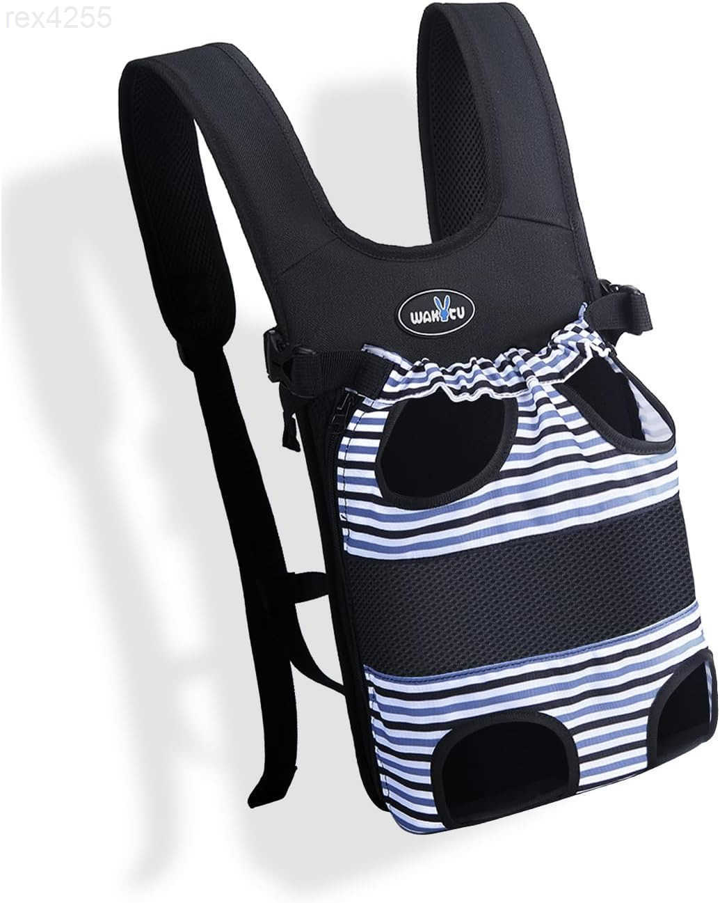 Dog Front Carrier Backpacks for Small Dogs Legs Out Pet Carrier Sling Backpack with Adjustable Padded Ventilated Shoulder Straps EasyFit for Traveling