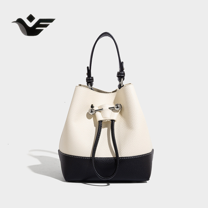 Feiyan Free Shipping New Designer Bag Luxury Shopping Bag Niche Design Retro Drawstring Bucket Bag Summer New High-end Handheld Shoulder Crossbody Bag