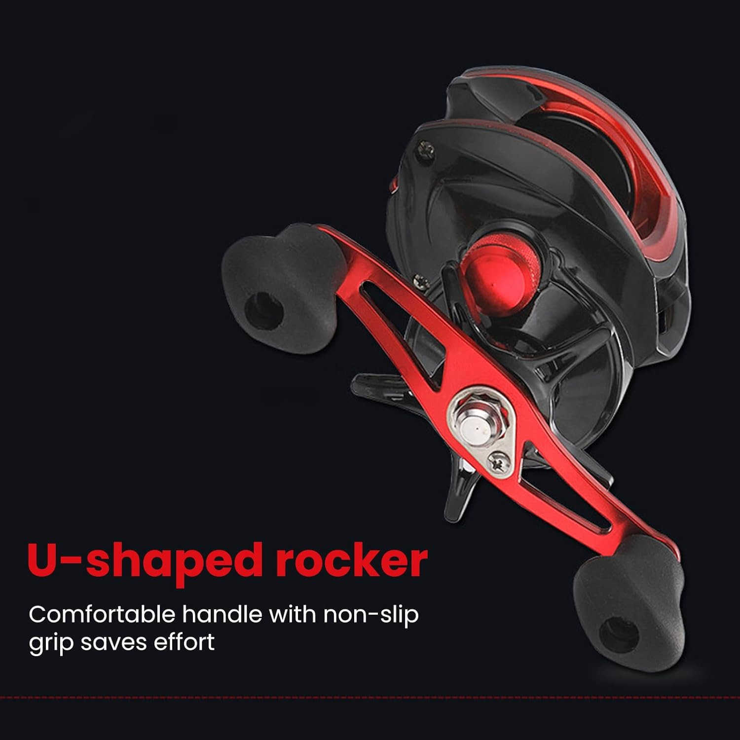 Fishing Reels Baitcasting Reel Reinforced Metal Long Cast Powerful Smooth Baitcaster Fishing Reel for Inshore Saltwater Fishing W250904