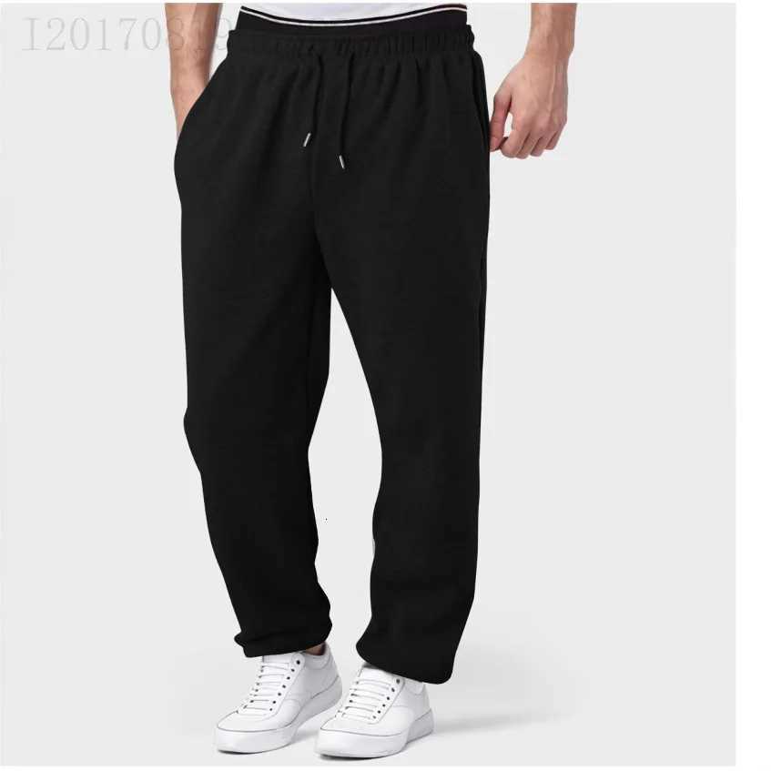 Mens Trousers Elastic Waist Straight Fashion Casual Pants Street Sports Versatile Basic Sweatpants for MaleXJ250904