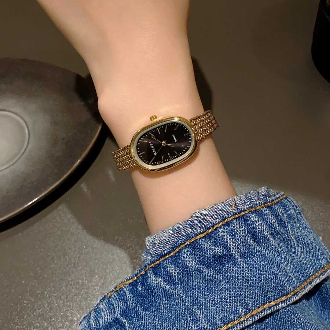 Wen Watches Fashion Ladies Quartz Watch Steel Bracelet Gold Mesh Wen Wristwatches Dress Clock Montre Femme Reloj Mujer X250904